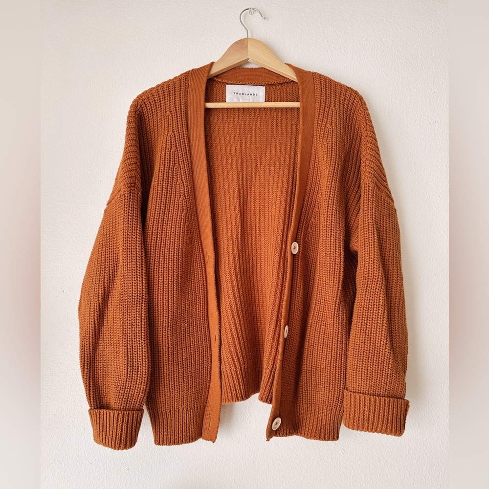 Tradlands Shelter Cardigan Sienna Medium